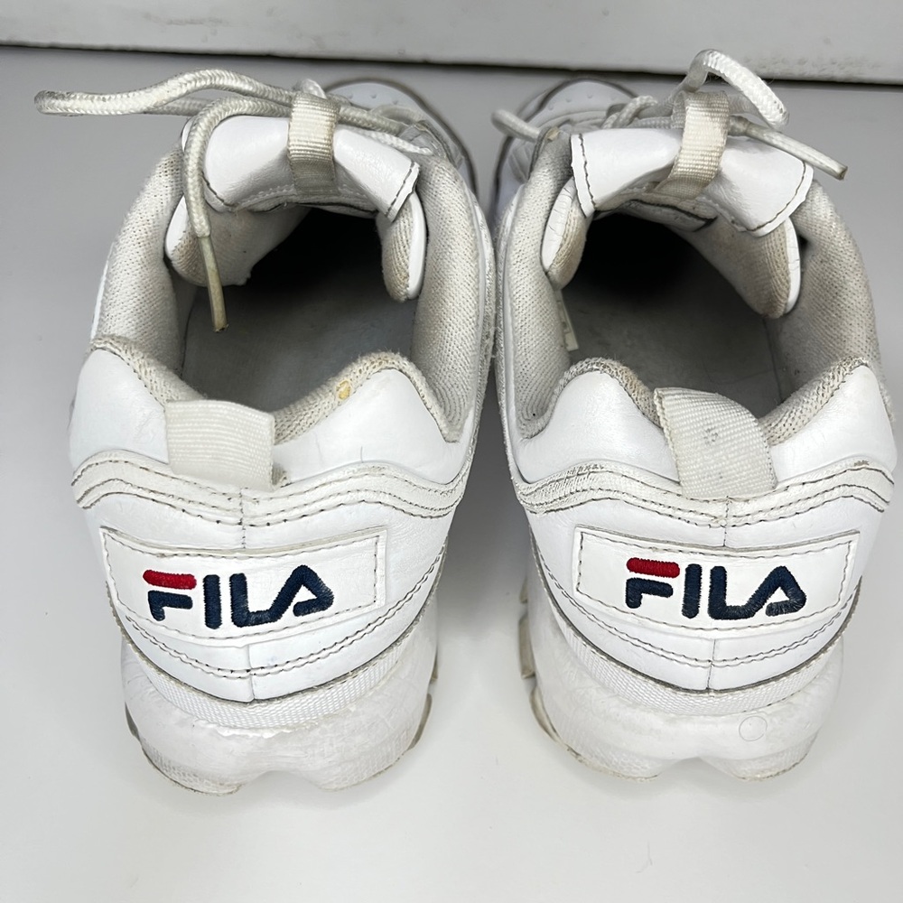 Fila Women's Disruptor II Sneaker Shoes US, White / lightly used size 10 - Picture 8 of 10